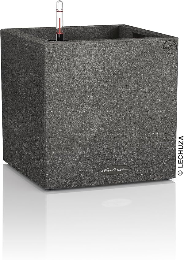 Imagen de LECHUZA Canto Stone 30 Low – Maceta Grafito 🪴 en OfertitasTOP