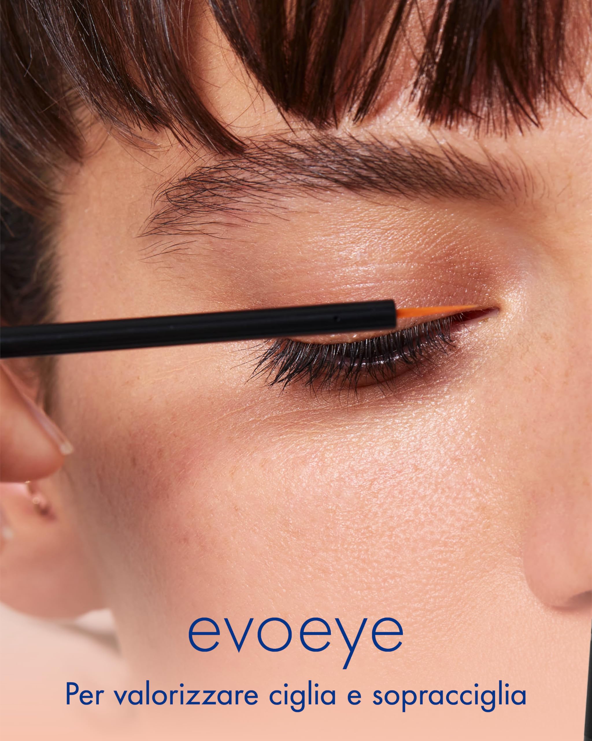 EVOBEAUTÉ evoeye Eyelash Formula 3 ml - Siero ciglia ad alte prestazioni per l’aspetto di ciglia più lunghe e folte in 6-8 settimane, siero idratante con peptidi rivitalizzanti