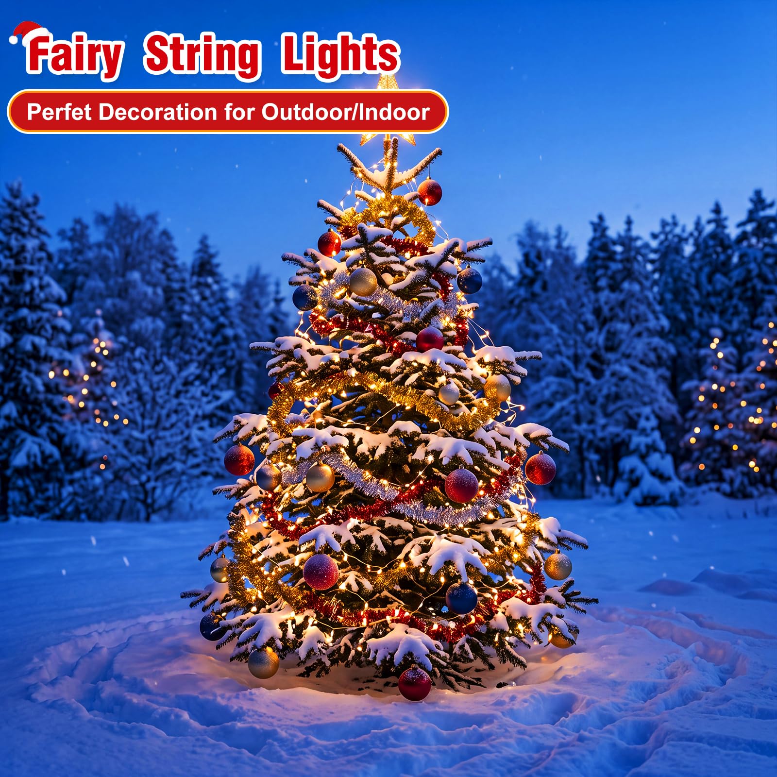 Macarrie Lot de 18 guirlandes lumineuses alimentées par USB - 4,9 m - 50 LED - Pour intérieur ou extérieur - Pour chambre à coucher, bricolage, fête, mariage, maison, festival, arbre, jardin
