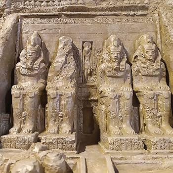 古代エジプト、アフリカアンティーク エジプトのスフィンクス古代エジプトの古代像 - アフリカの