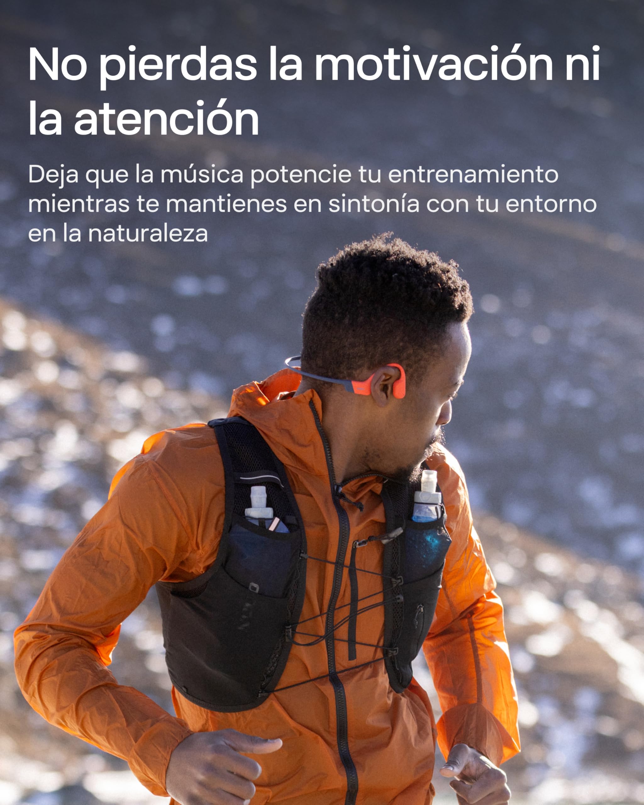 SHOKZ OpenSwim Pro Auriculares Conducción Ósea Natación Bluetooth 5.4, Rojo | Impermeable IP68 | Mics con Cancelación Ruido | Carga Inalámbrica | 9H Autonomía | 32GB MP3 | Open-Ear | para Nadar Deportivo