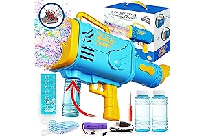 BubbleBoom Buzooka: Unleash a Storm of Bubbles with our Automatic Blaster