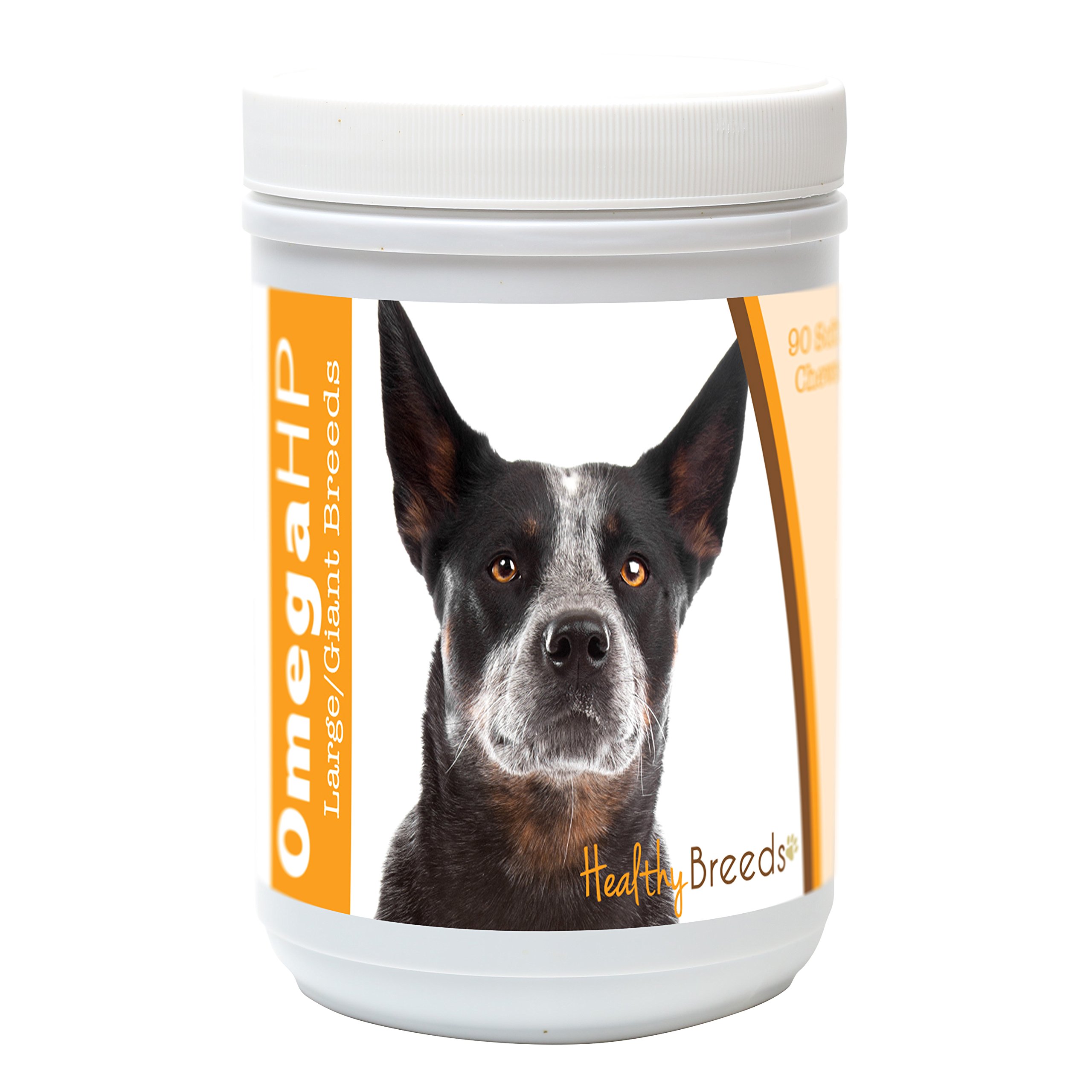 Healthy Breeds Australian Cattle Dog Omega HP Fatty Acid Skin and Coat Support Soft Chews 90 Count