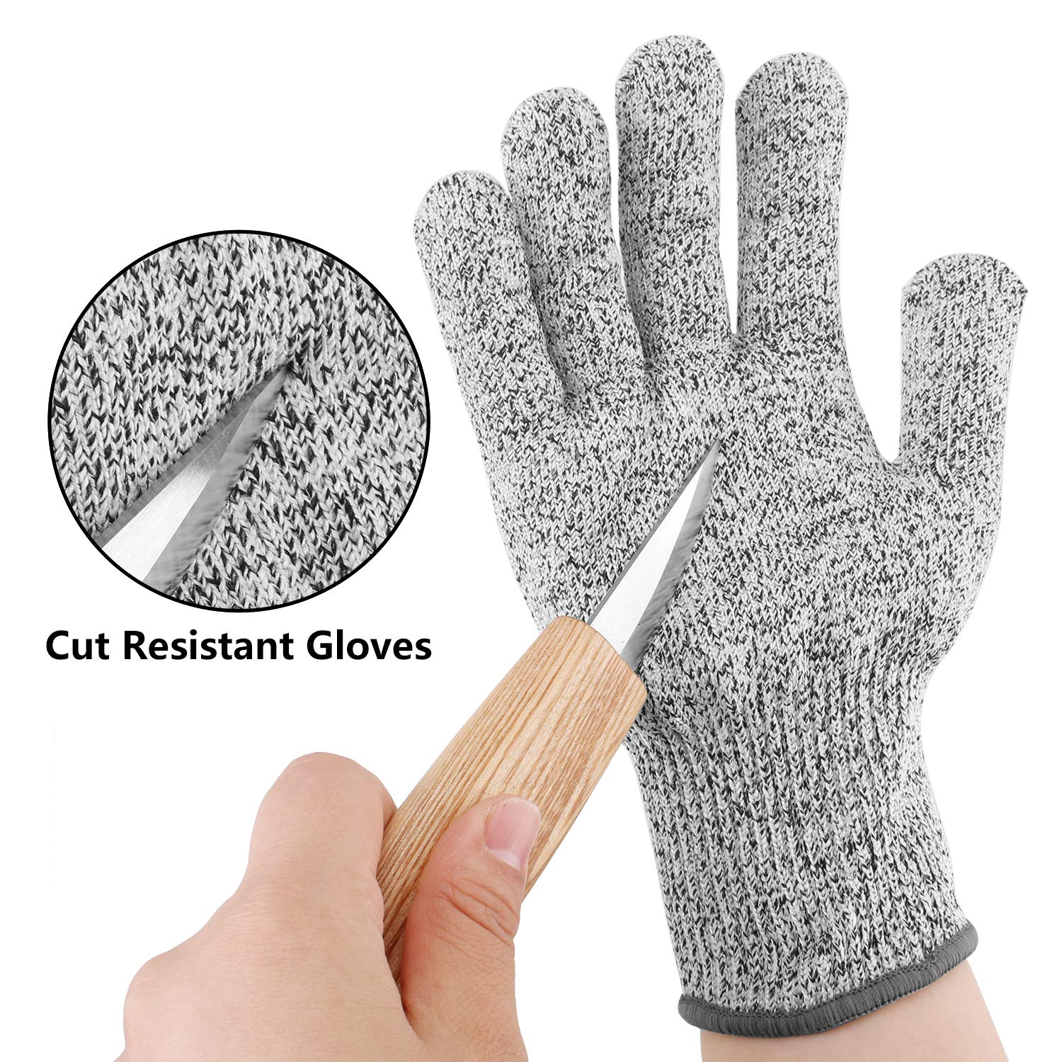 Juego de herramientas 6 en 1 para tallar madera para principiantes, incluye cuchillo Whittling, cuchillo de tallar, guantes resistentes a los cortes, cuchillos para tallar la madera
