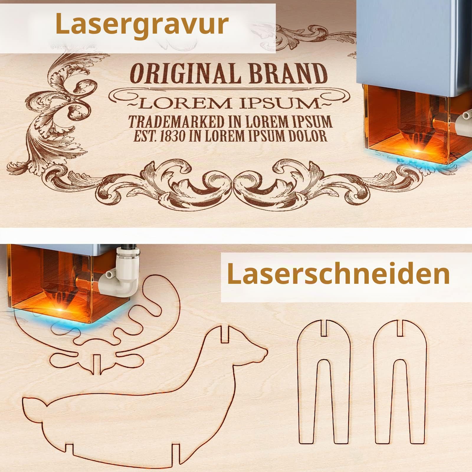 30 Stück Birkensperrholz 400x400x3mm Laserfähig Sperrholaplatte, Holzbretten zum Laserschnitt, Lasergravur, Brandmalerei, Modellbau usw, Birken Sperrholz (30 Stück, 400x400x3mm)
