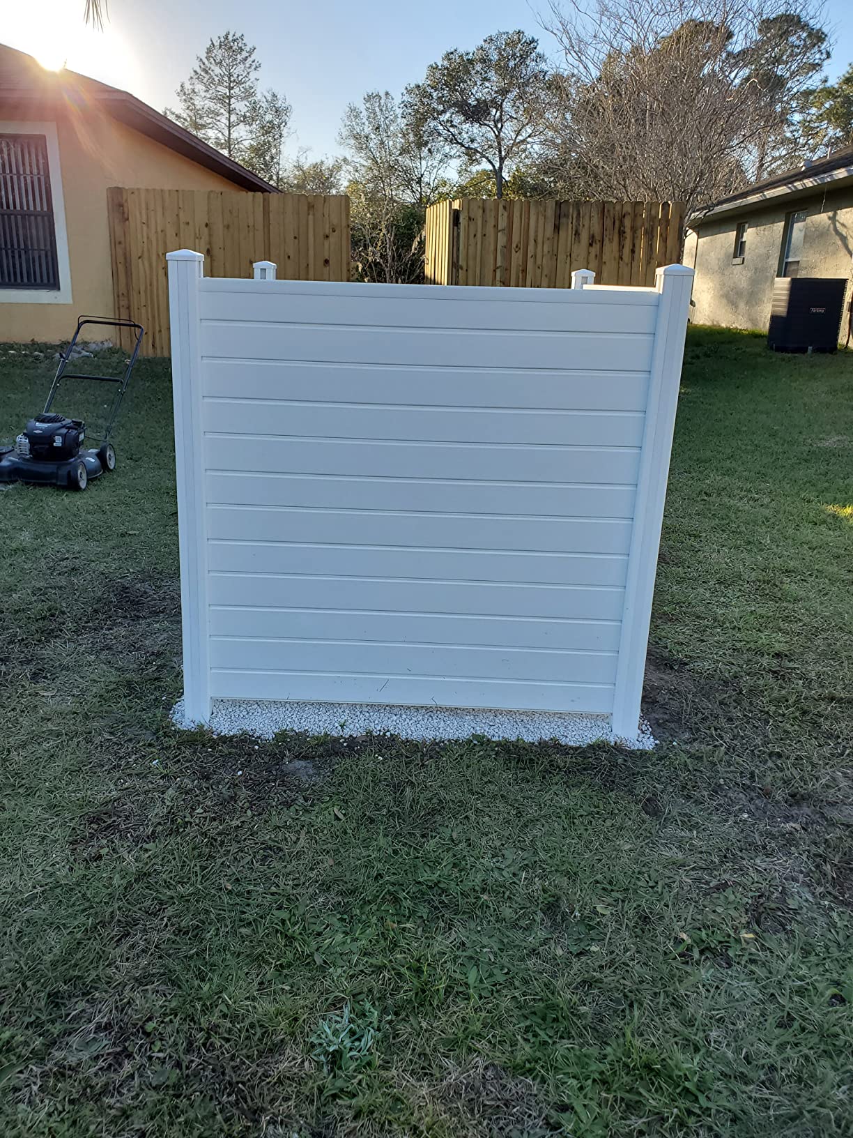 27/mo Finance Caprihom 48"W X 48"H Air Conditioner Fence Vinyl