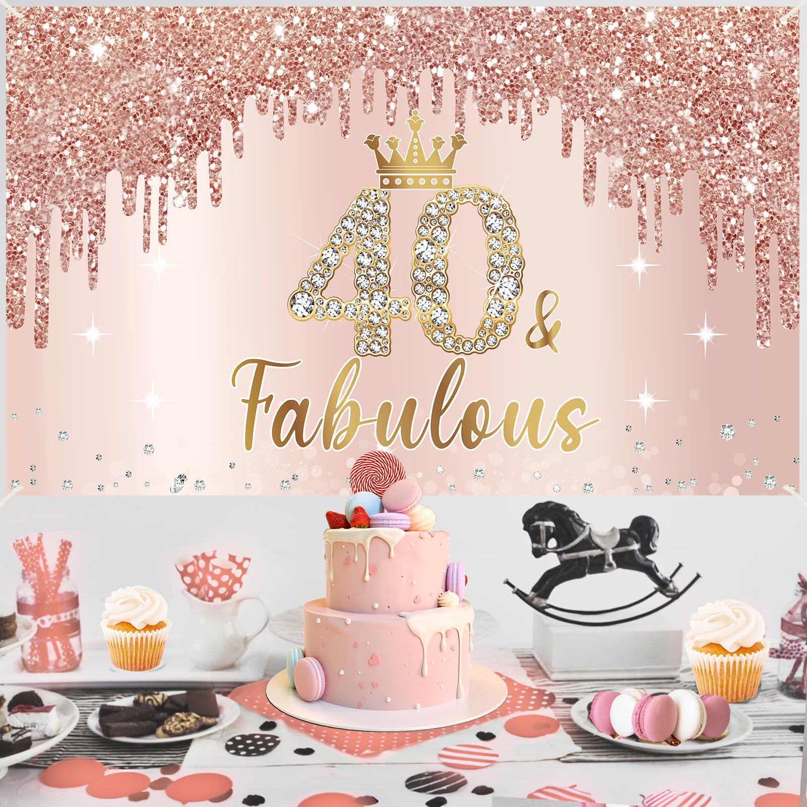 Forty And Fabulous Birthday 40th Birthday Party Pins | Fabulous Forty