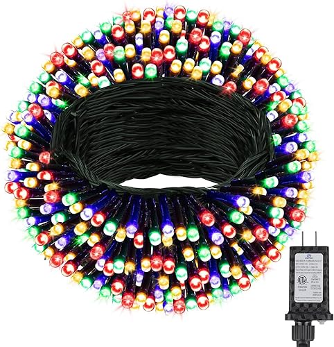 Guirnalda de 800 luces led para Halloween enchufables, con 8 modos y temporizador, para fiestas de carnaval, decoración de jardín interior al aire disponible en Yaxa Colombia