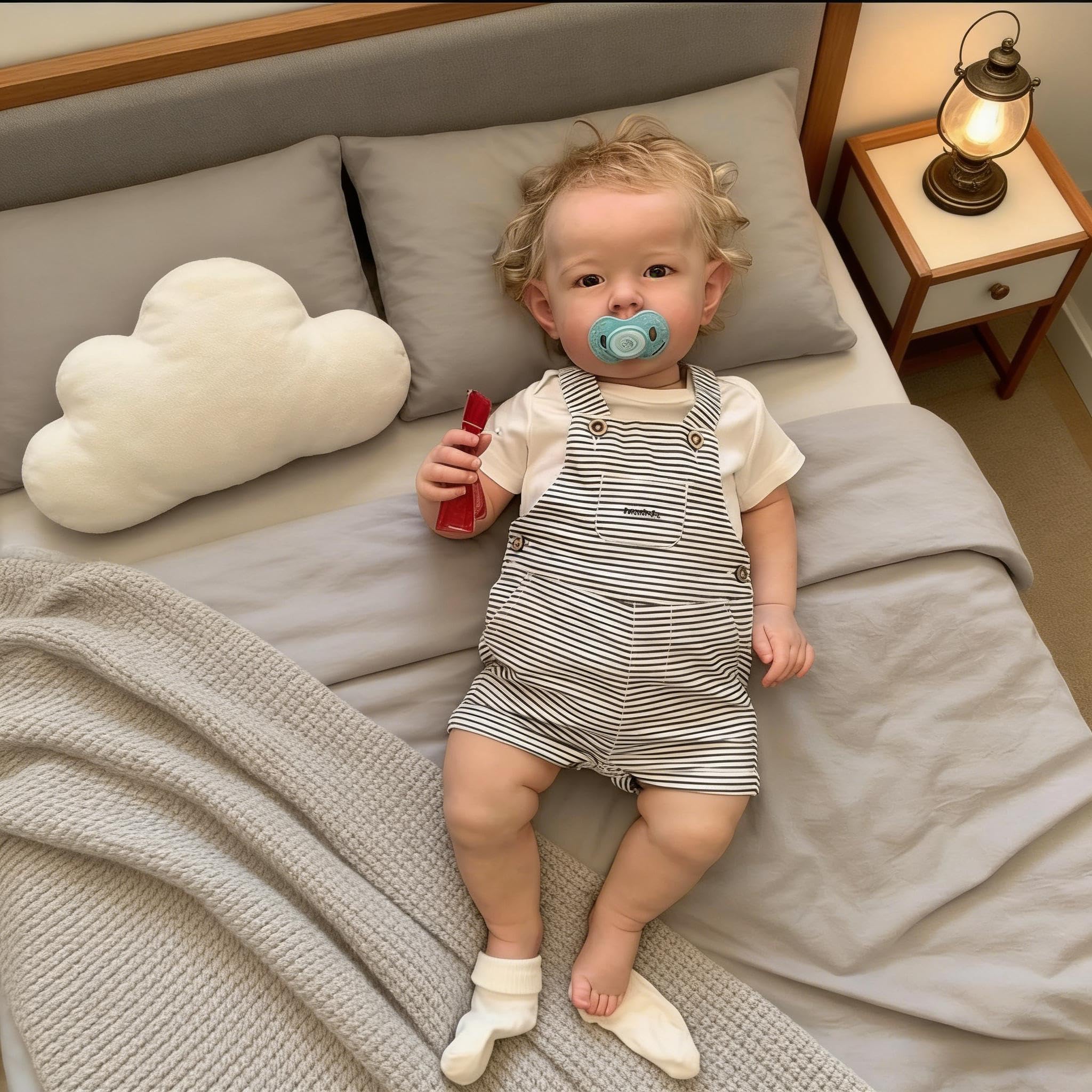 Reborn Baby Dolls silikonowe pełne ciało winyl 50 cm realistyczna lalka bobas blond chłopiec Liam realistyczne noworodki lalki prawdziwe życie Reborn lalki z akcesoriami do zabawek