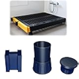 Shelf Replacement Parts Set for Commander 5‑Tier Utility Storage Rack – Adjustable Foot, Cap & T Connector (Fits Multiple Shelf Sizes)