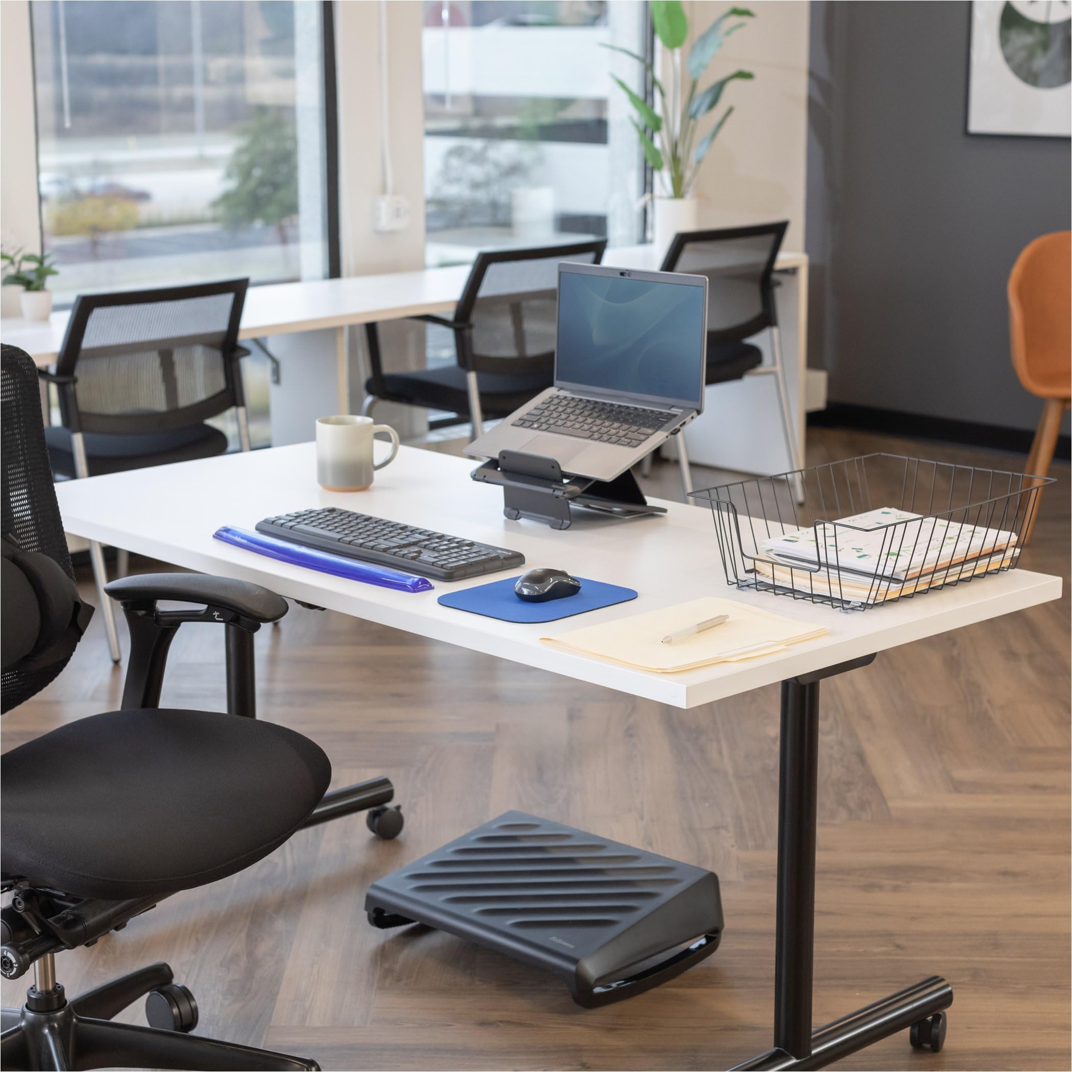 Fellowes Workstation Legal Size Desk Tray Organizer, Wire, Black (65112)