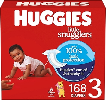 Huggies Little Snugglers Diapers, Size 3