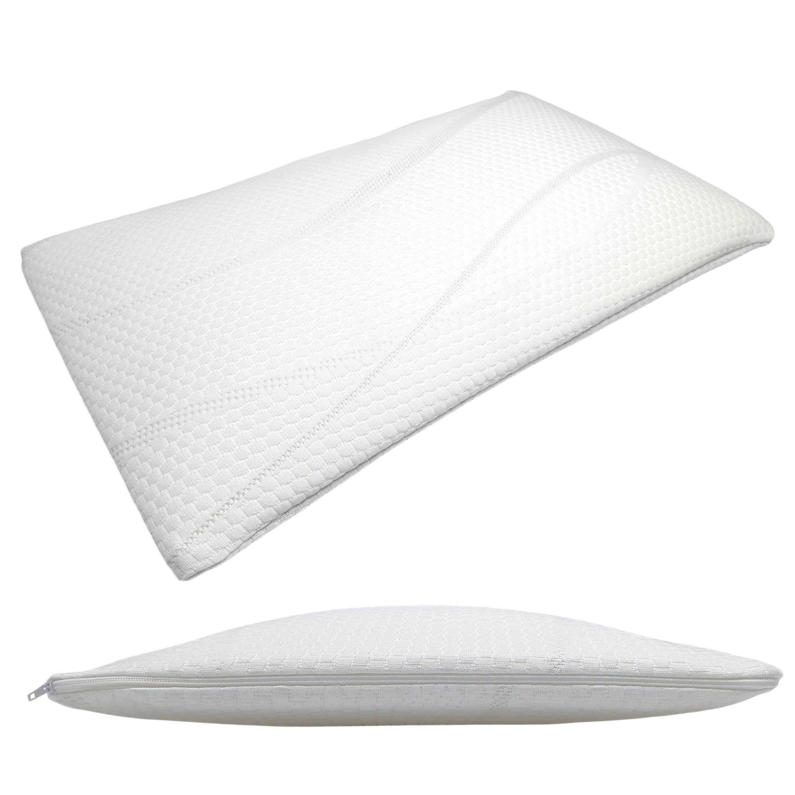 Michelangelo HomeRelax Cuscino Bambino DISPOSITIVO MEDICO, 3 4 5 6 7 Anni Memory Foam, 60 x 34 cm, per Lettino, Made in Italy OEKO-TEX Ipoallergenico Anallergico Antiacaro Culla