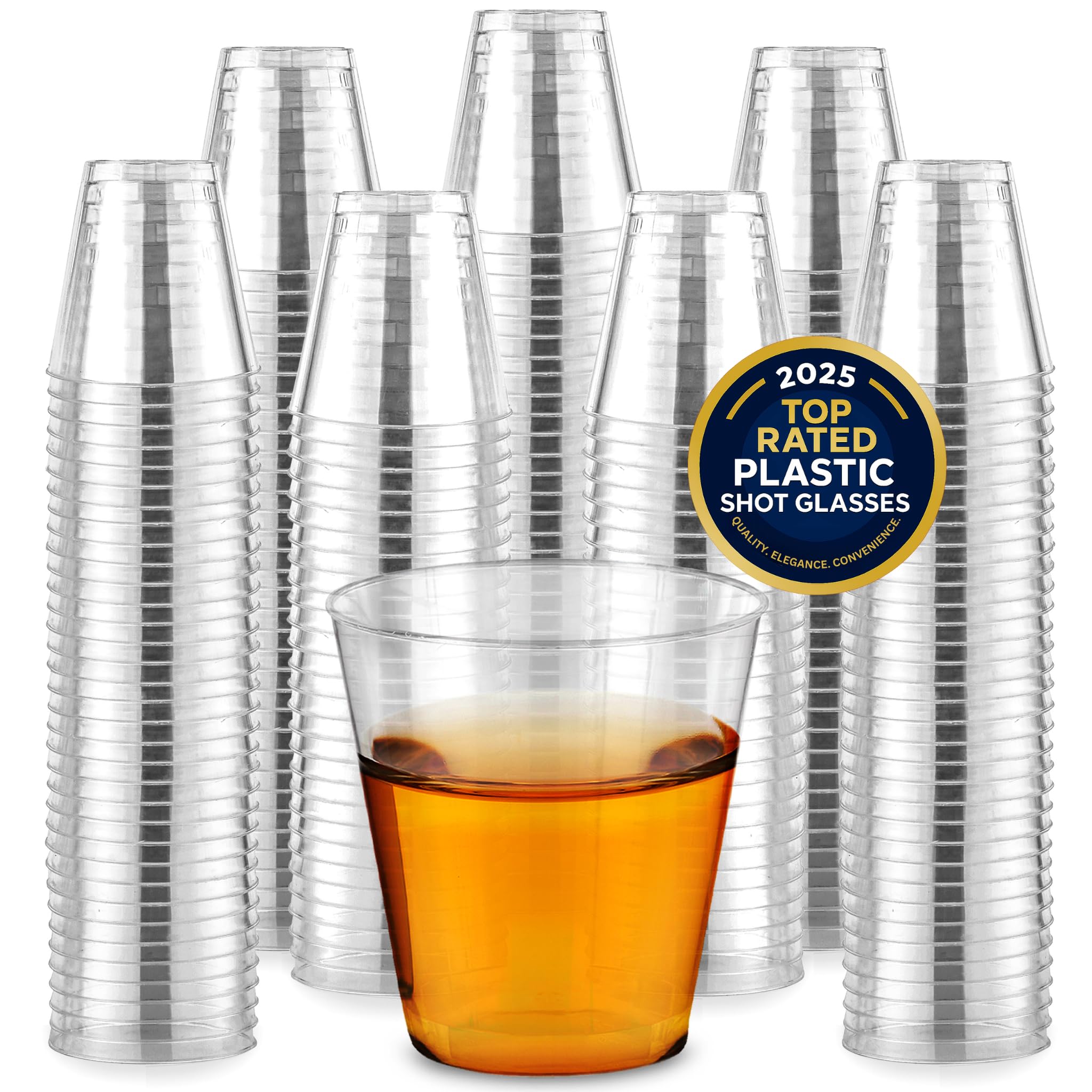 Amazon.com: 1000 Plastic Shot Glasses - 2 Oz Disposable Cups - 2 Ounce Shot  Glasses - Ideal for Whiskey, Wine Tasting, Food Sampling and Sauce Dipping  at Catered Events, Parties and Weddings (Clear) : Health & Household