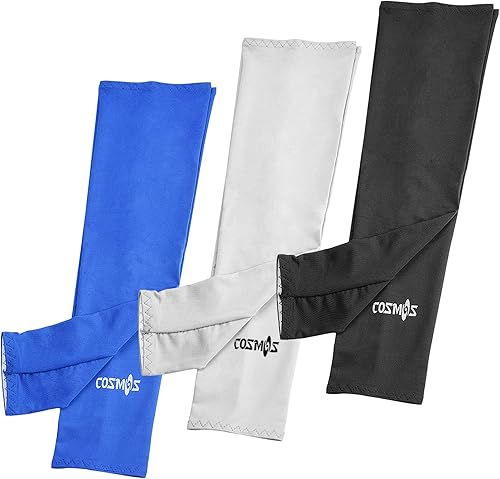 Cosmos Cooling Arm Sleeves Sun Sleeves UV Protection Arm Covers for Bike Cycling Running Hiking Driving Golf Outdoor Sports