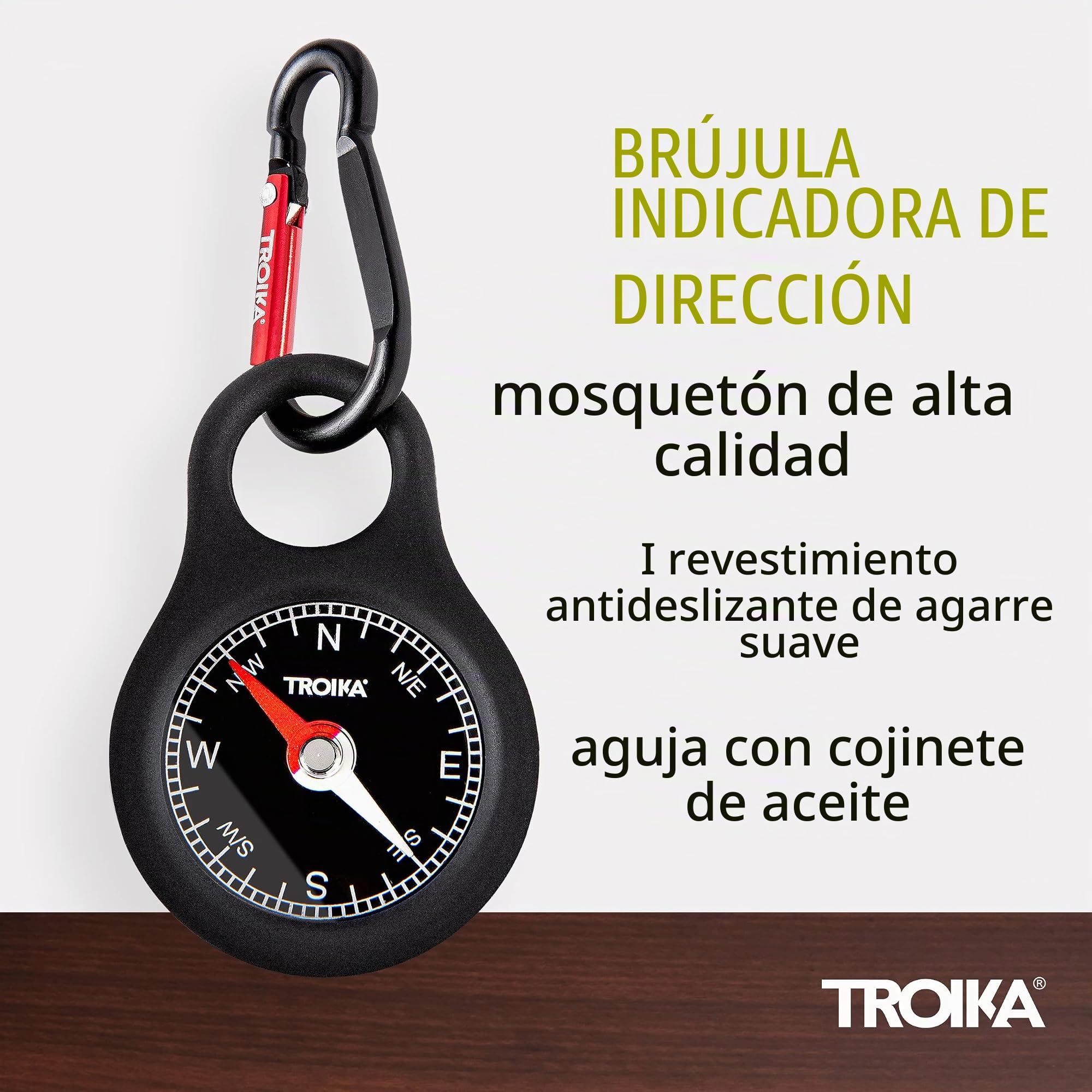 Troika WEGWEISER Modern 9, 8Centimeters Schwarz
