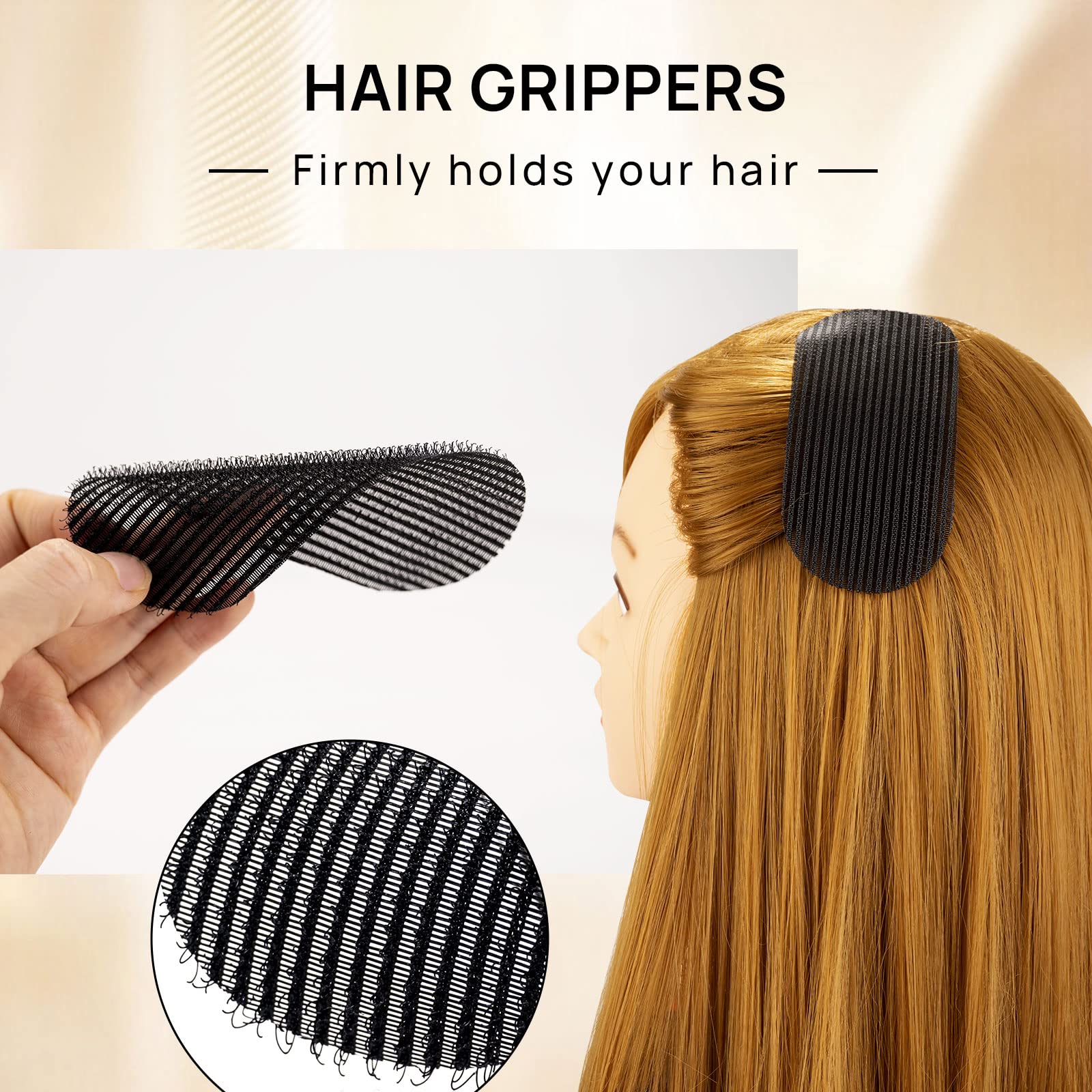 NEWISHTOOL Kit de herramientas de extensión de pelo, microcuentas de silicona, alicates de cuentas de acero inoxidable, enhebrador de cuentas de metal y gancho de aguja para extensiones de cabello