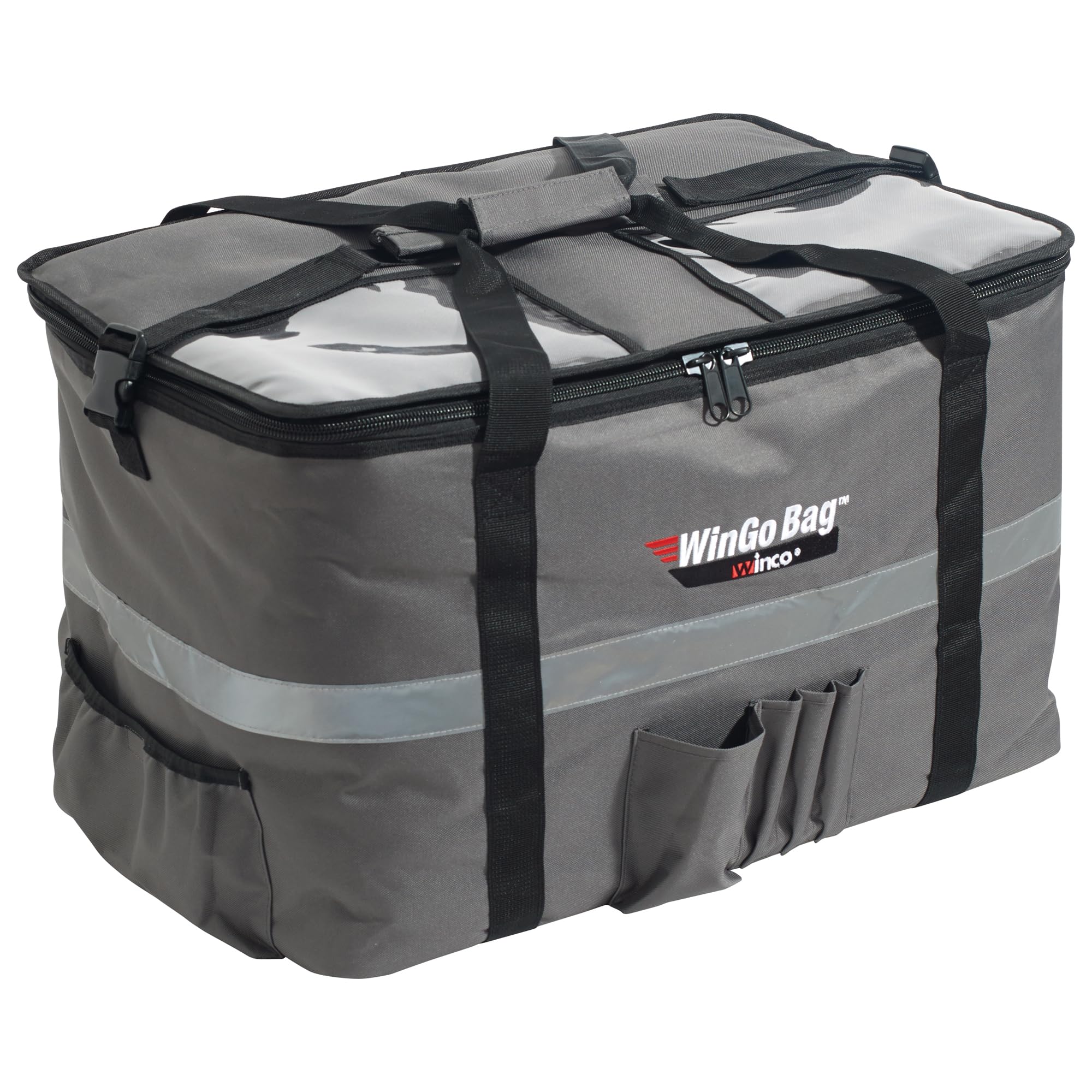 Winco BGCB-2314 Bolsa de Entrega de Alimentos aislada, Grande, Gris, Gray, L