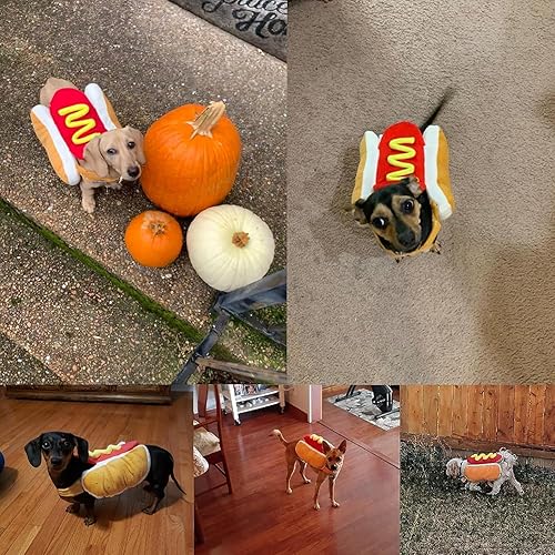 Miniatura 5 de ISMARTEN Disfraces para perros calientes para mascotas, divertidos disfraces de Halloween para perros y gatos pequeños a medianos (pequeño),