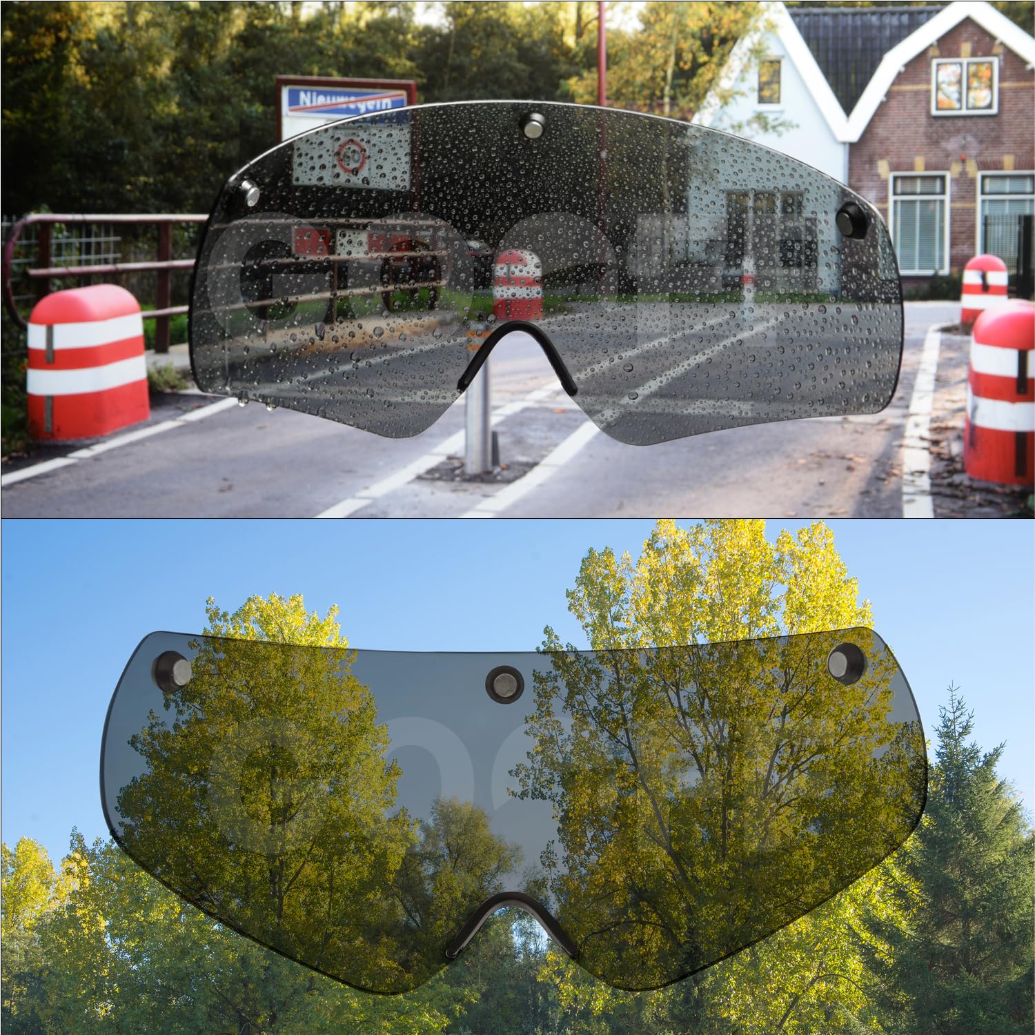 GOOFF® Pilot 3 w 1 speed pedelec kask ze zdejmowanym wizjerem, szary matowy, lekki, certyfikowany przez NTA, odpowiedni do motoroweru i skutera, dla mężczyzn i kobiet