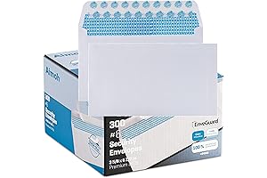 300#6 3/4 Security Tinted Self-Seal Envelopes
