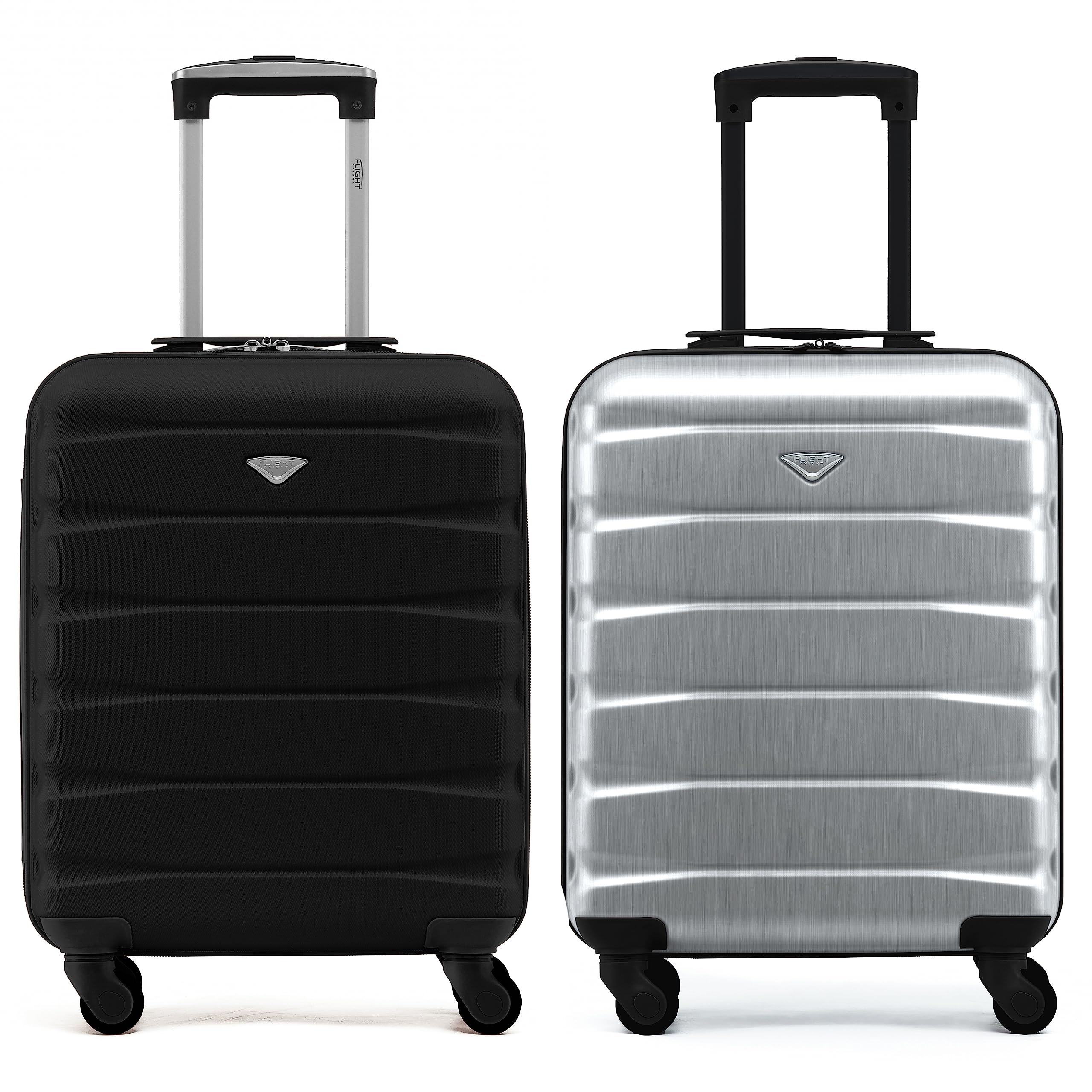 Flight Knight Suitcase Set of 2 Lightweight 4 Wheel ABS Hard Case Cabin Carry On Hand Luggage Approved for Over 100 Airlines Including easyJet, British Airways, Ryanair & Many More 55x35x20cm — view 63