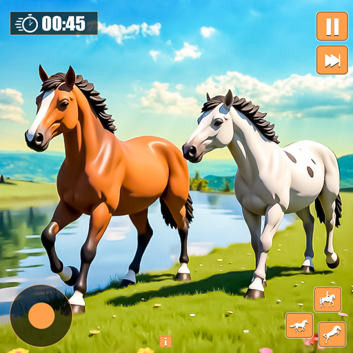 Pregnant Animal Horse Wild Life Simulator Game