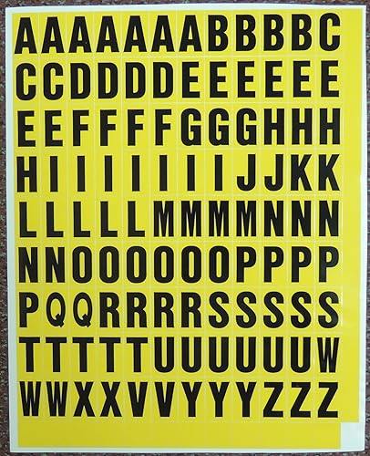 Letras de vinilo adhesivas, letras, letras autoadhesivas y números, letras adhesivas para letreros, números, 1 pulgada, pegar, números de vinilo,