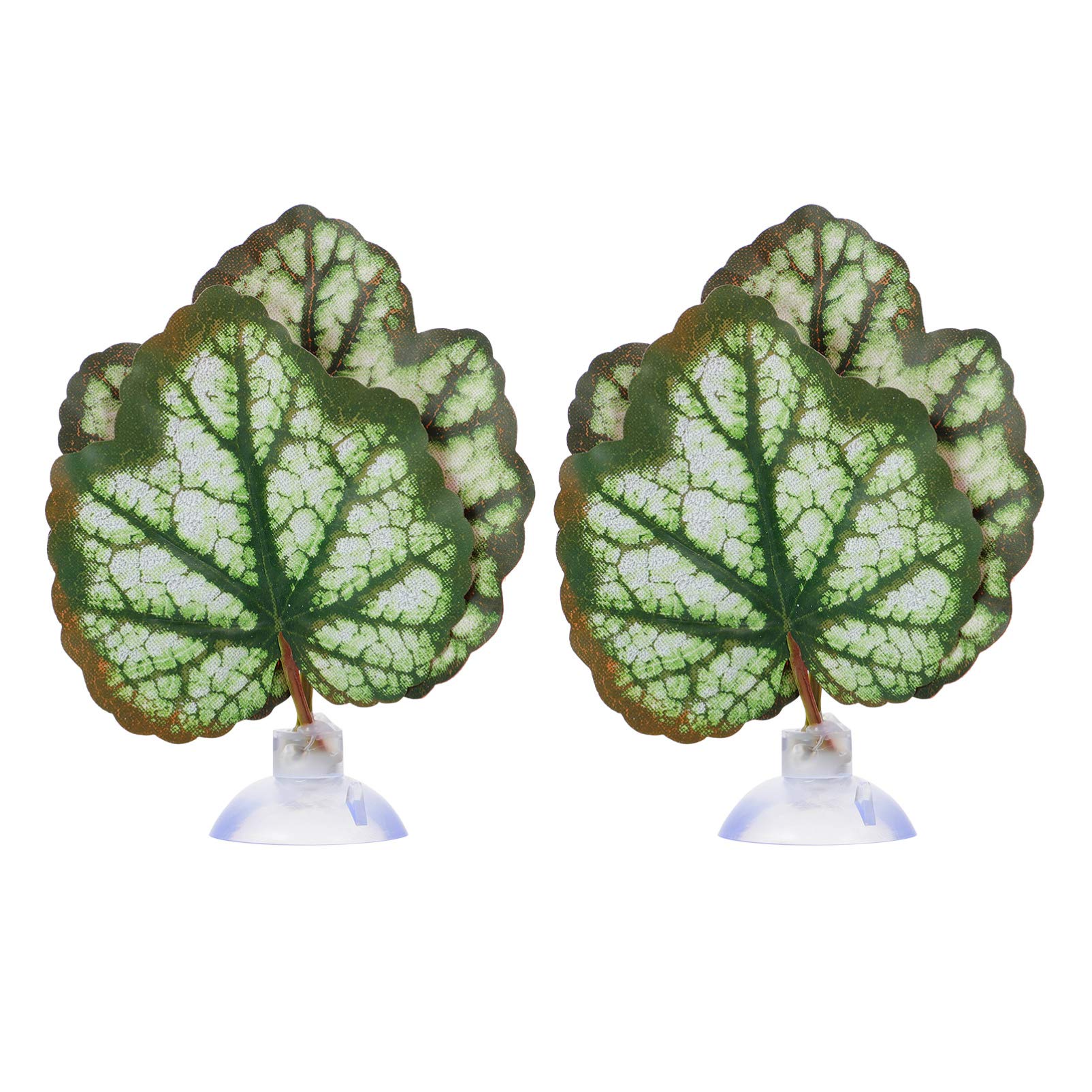 Balacoo Betta Hammock 2 Pack - Fish Leaf Pad, Silk Lounger Toys, Plastic Aquarium Plants Accessories, Fish Tank Decorations