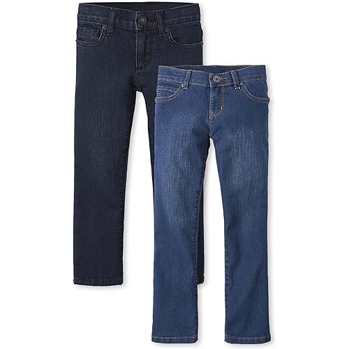 The Children's Place Girls' Multipack Basic Bootcut Jeans