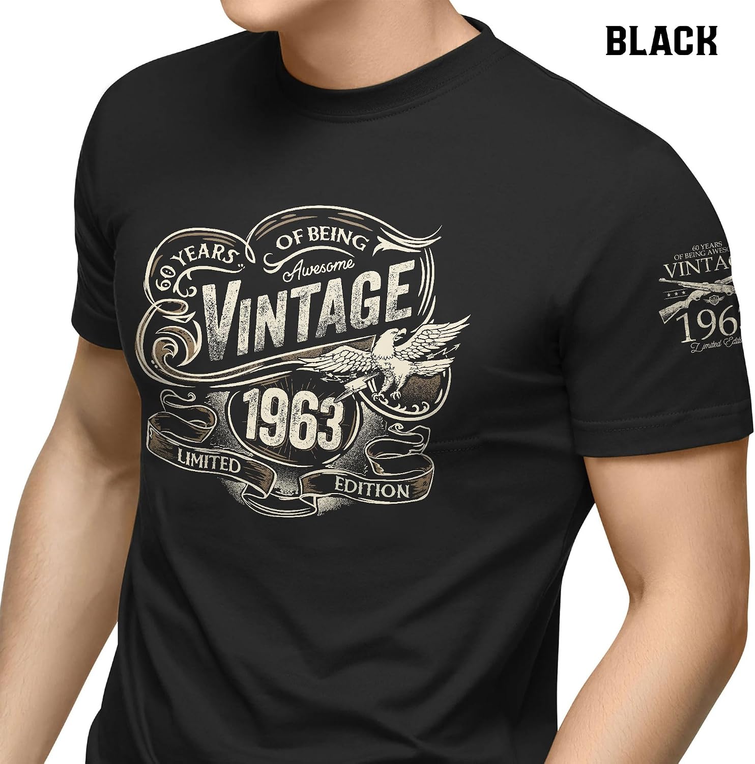 60th Birthday Shirt, Vintage 1963 T Shirts for Men, 60th Birthday T Shirt 06