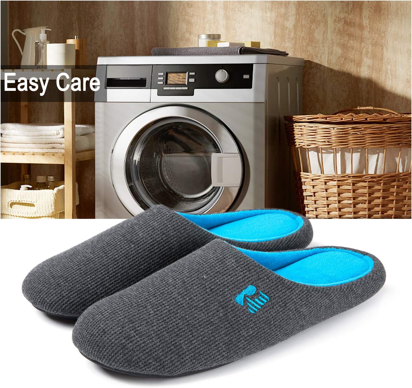 RockDove Men's Two-Tone Lightweight Slip-On with Memory Foam