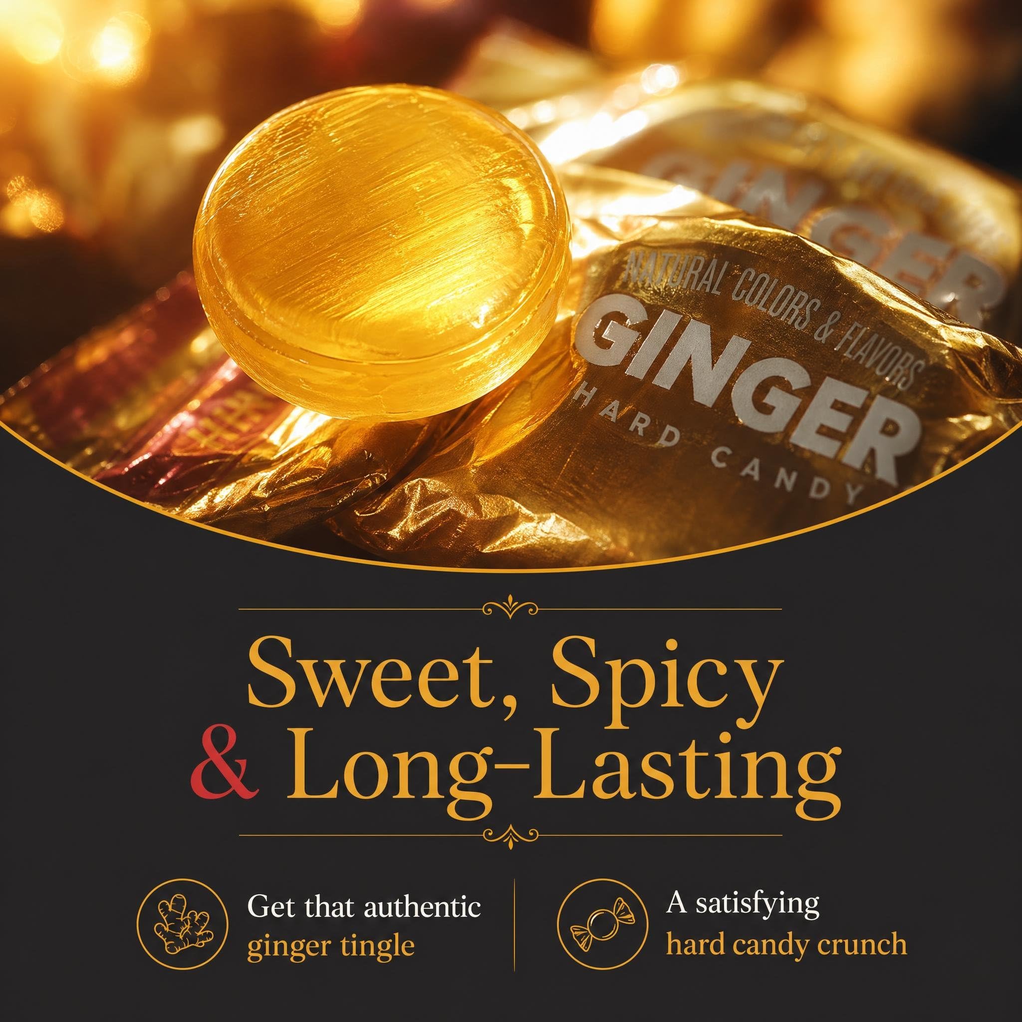 Amazon.com : Queen Jax Ginger Hard Candy, 2 LB Bulk Individually