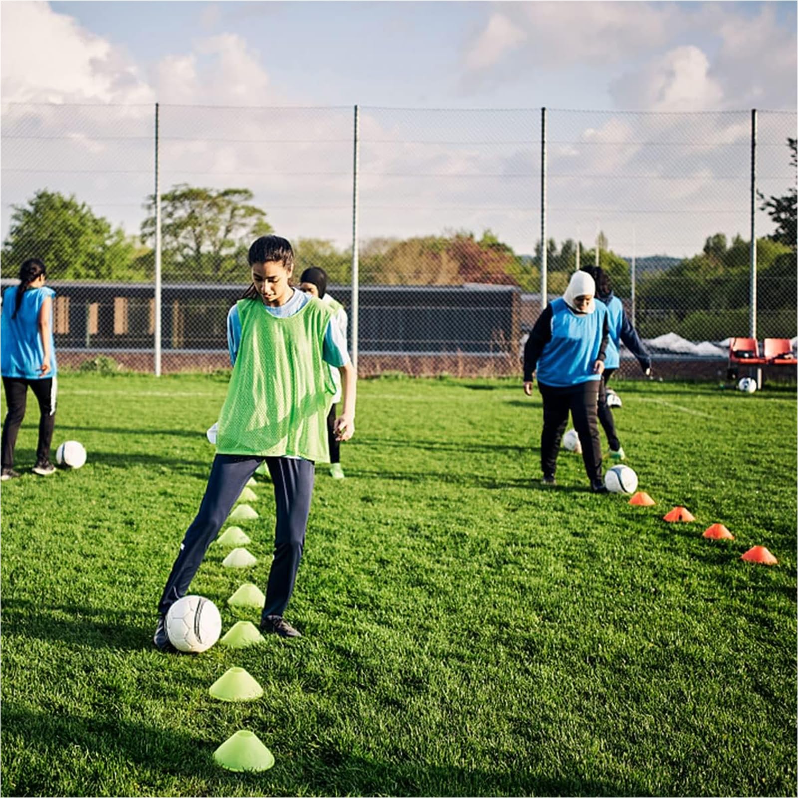 50 trainingshoedjes met houder