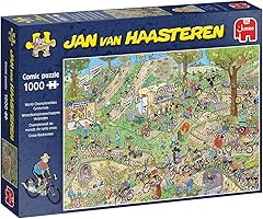 Jumbo 19174,Jan van Haasteren Wereldkampioenschappen Veldrijden 1000 stukjes,Meerkleurig