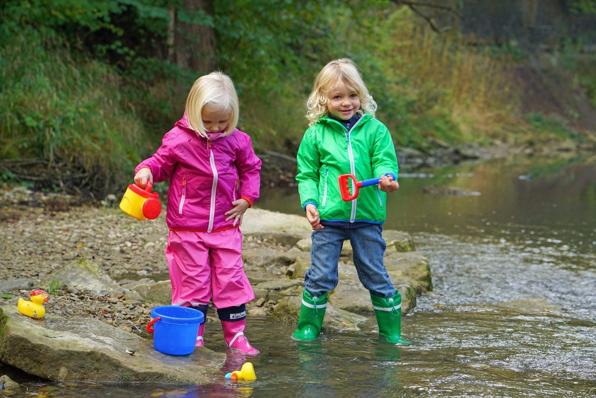 Playshoes Chubasquero Plegable Chaqueta para lluvia Unisex niños (Pack de 1)
