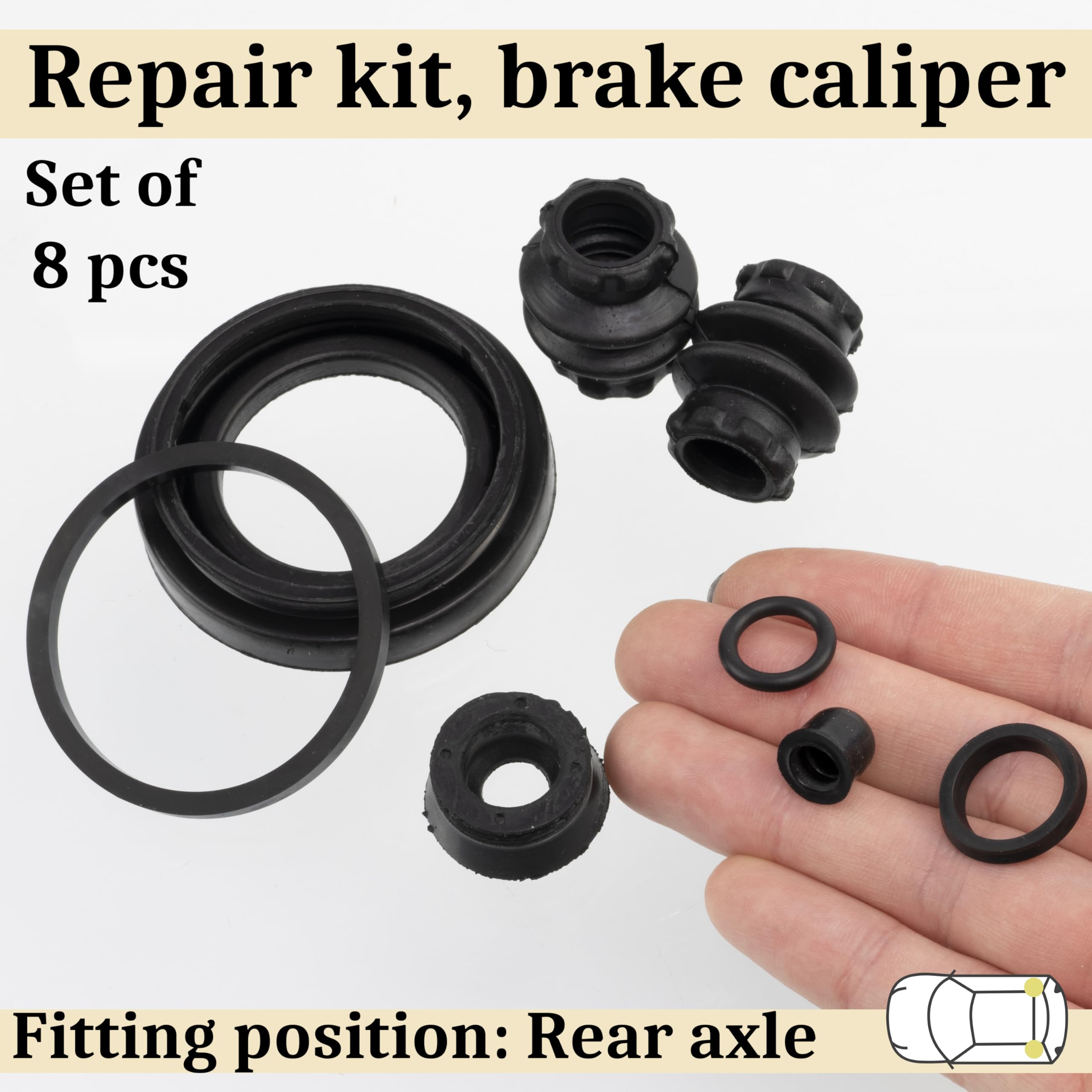 Piston, étrier De Frein FRENKIT P382801 Essieu Avant, Essieu Arrière