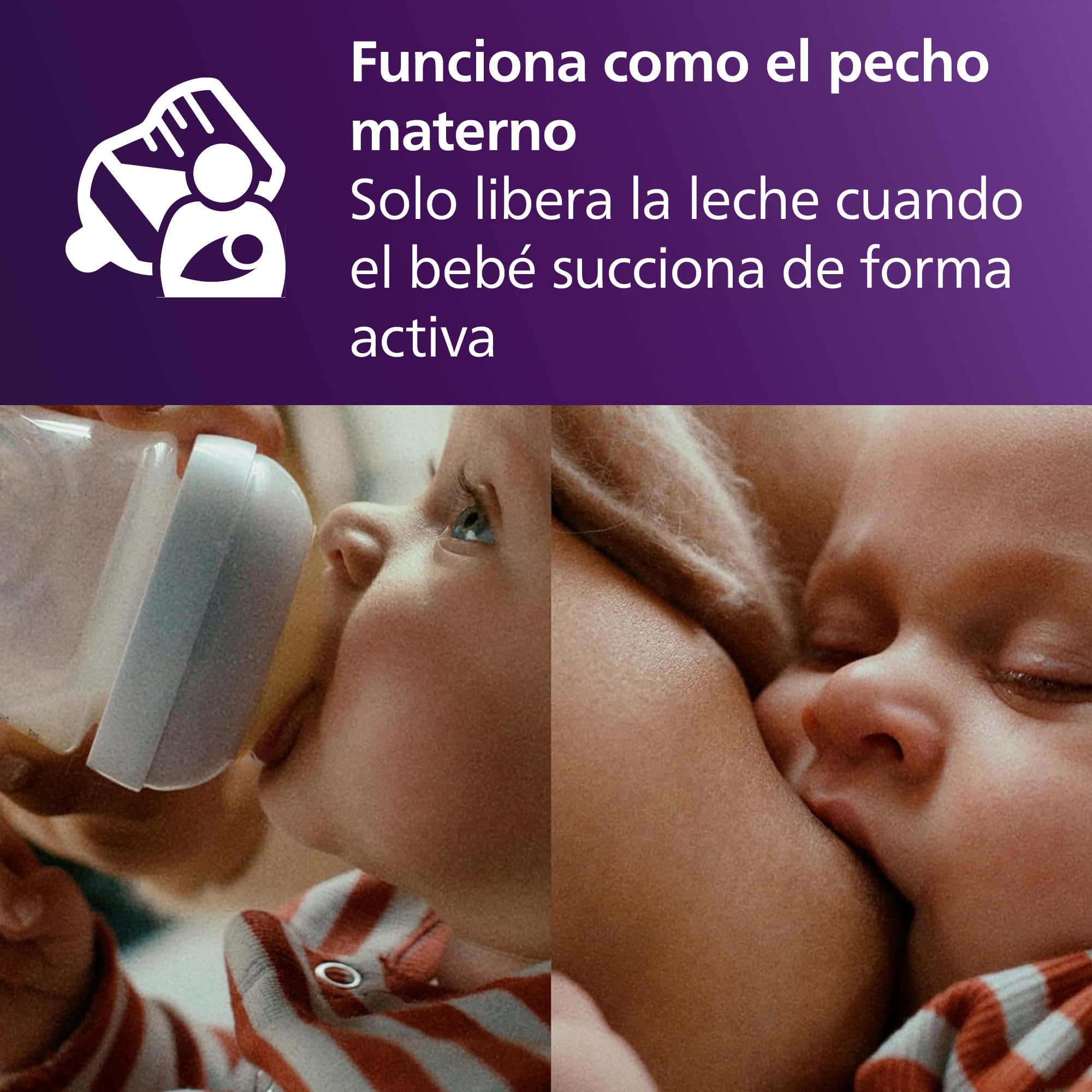 Philips Avent Pack regalo calientabiberones - Calientabiberones Premium y biberón Natural Response, control de temperatura, calienta uniformemente, apagado automático, descongelación suave, SCF358/10