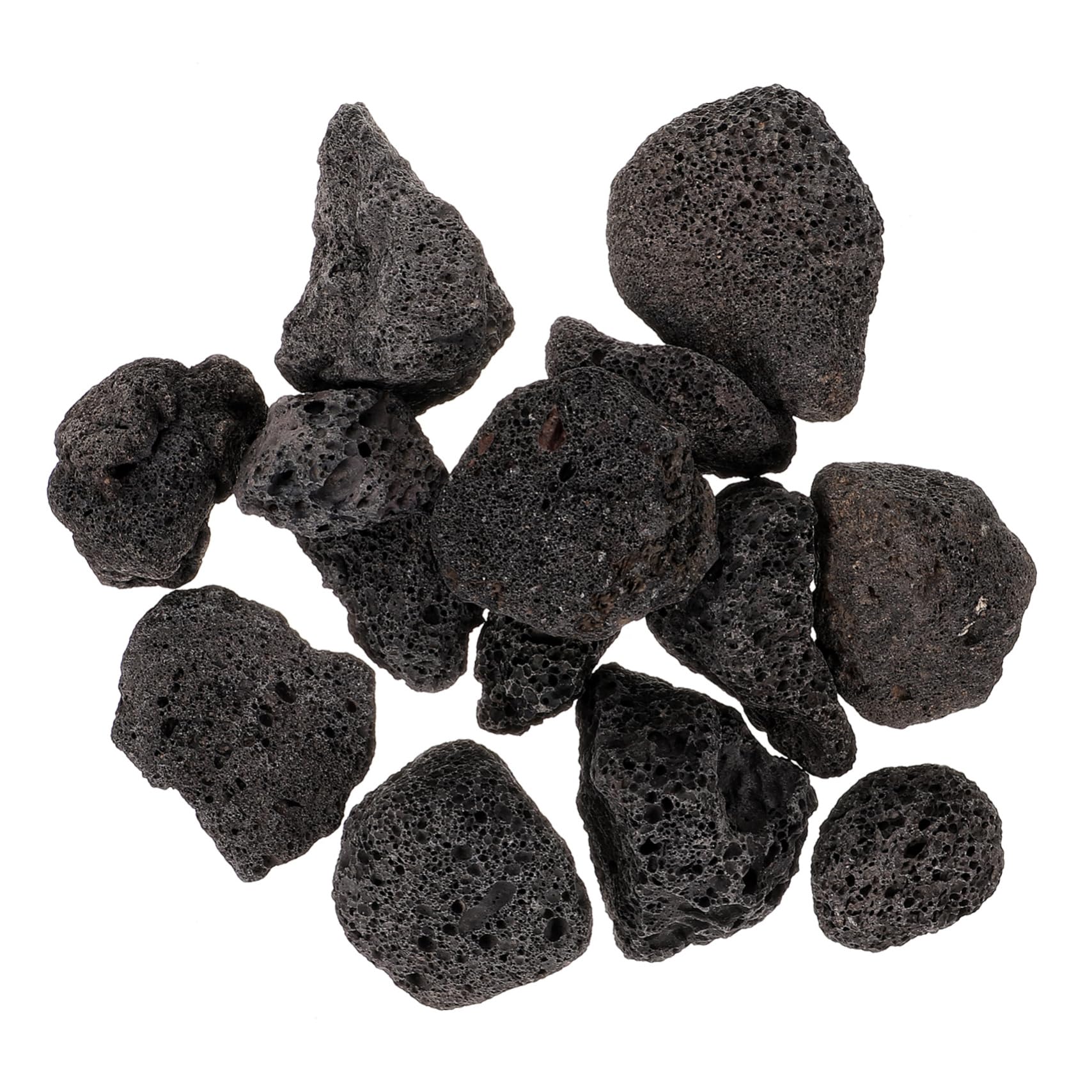 Amazon.co.jp: BAZEITFLOW 火山石オーナメント 水槽の火山岩 黒色 200g