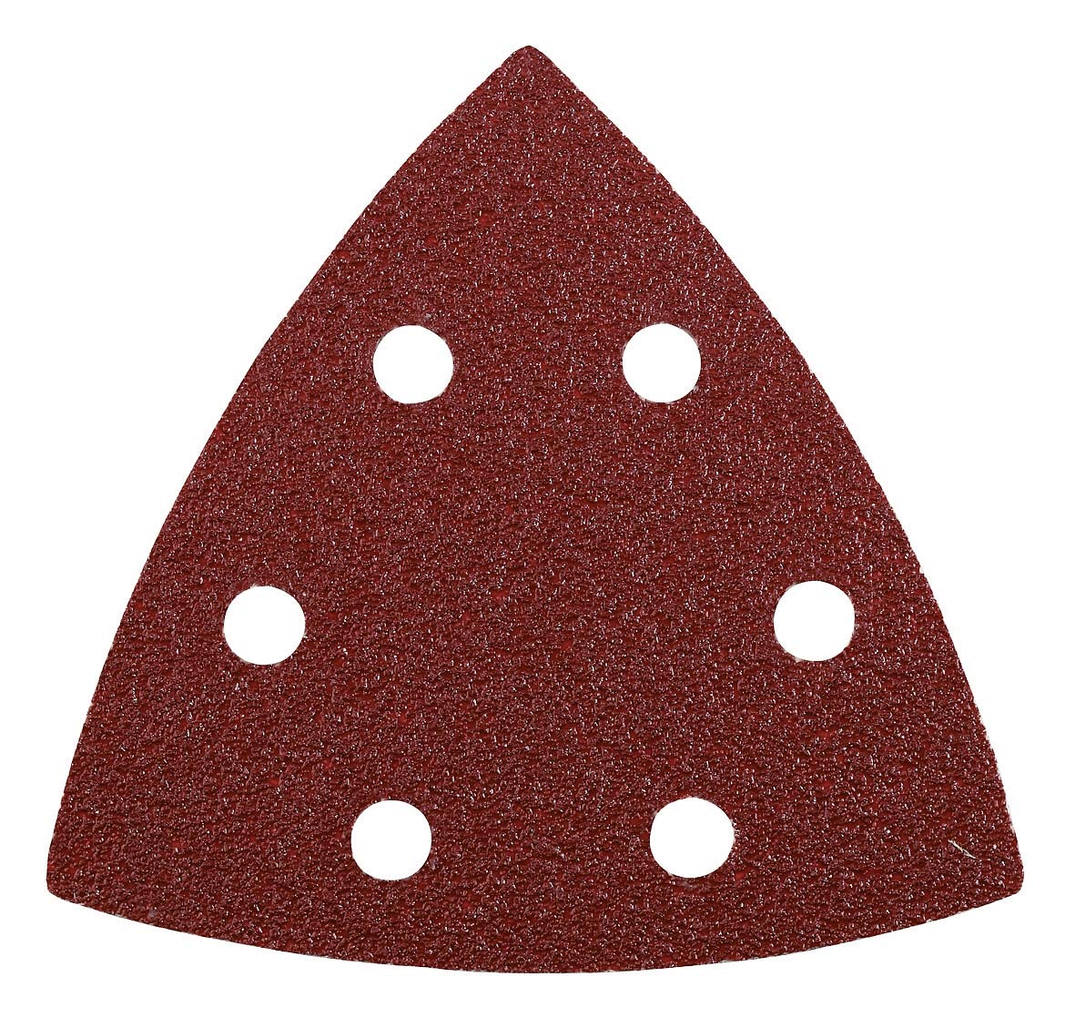 kwbSanding triangles 93 mm made of precious corundum with grain size 60, 120, 180, tool-free change, resin gluing and reinforced paper carrier for coarse and medium fine sanding of wood and metal