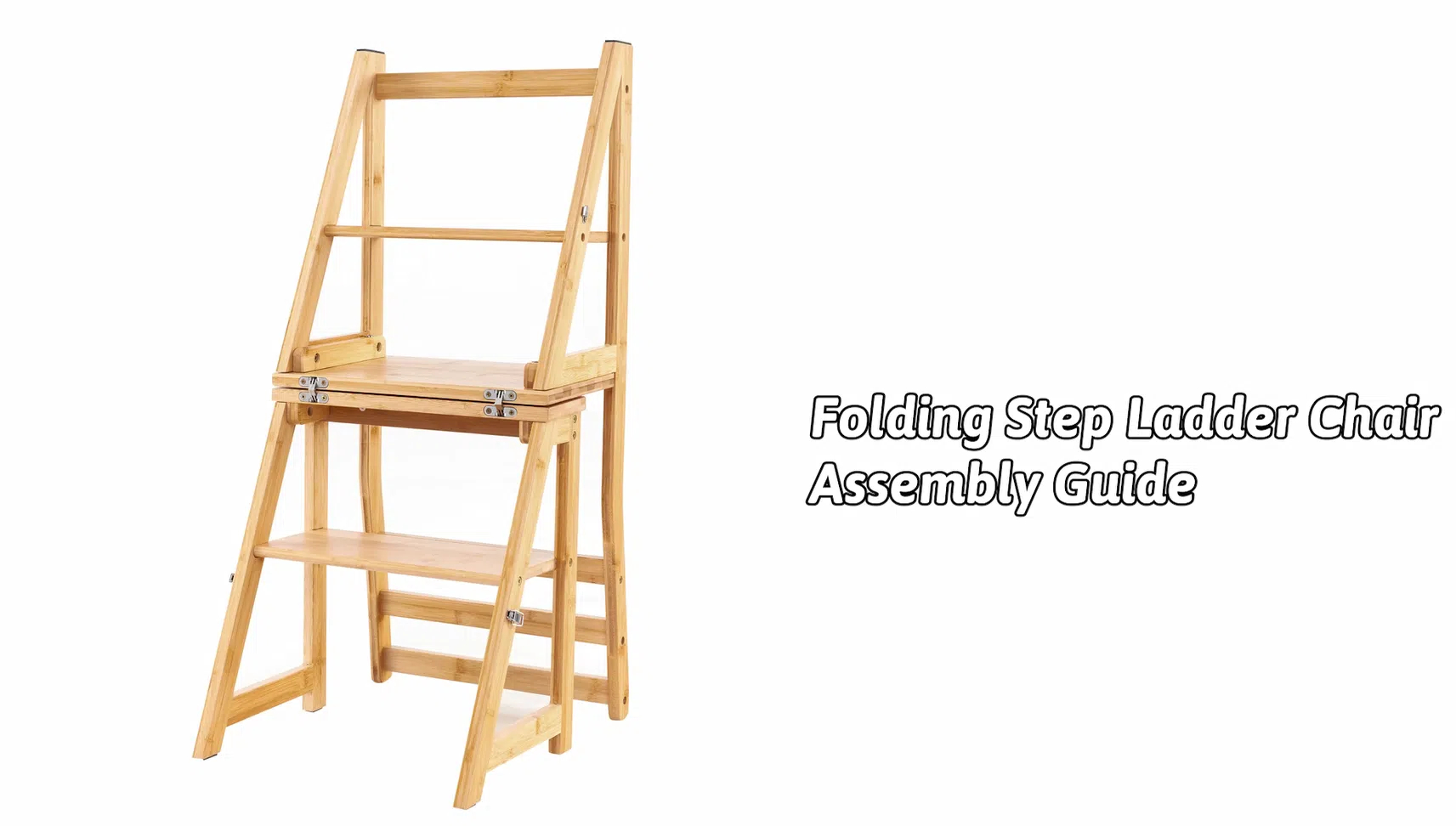 Amazon.com: DREAMDE 3 in 1 Wood Step Stool Chair, Convertible Step