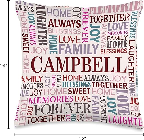 Miniatura 4 de Almohada personalizada para decoración del hogar, 16 x 16, multicolor