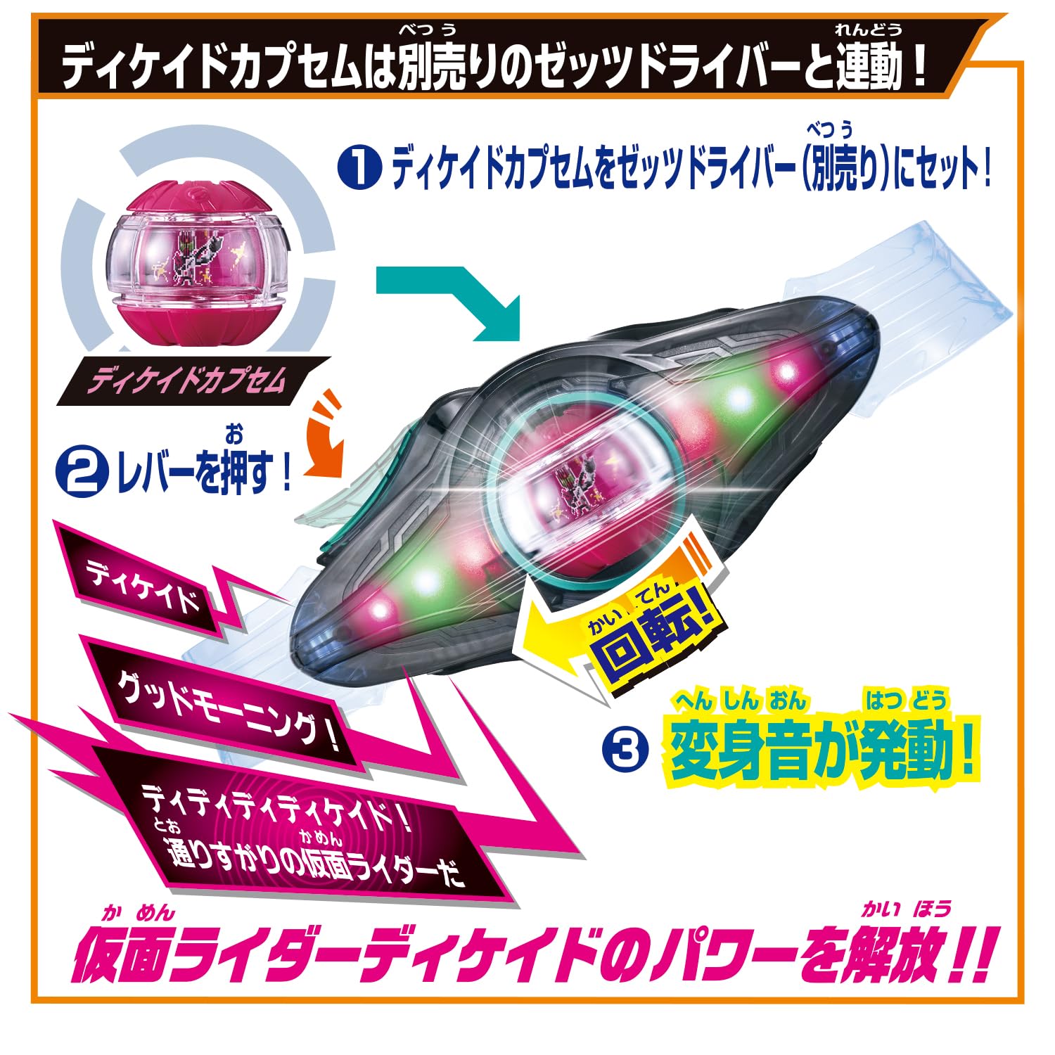 Amazon.co.jp: Bandai Kamen Rider Zett Zett Gear Series DX Zett