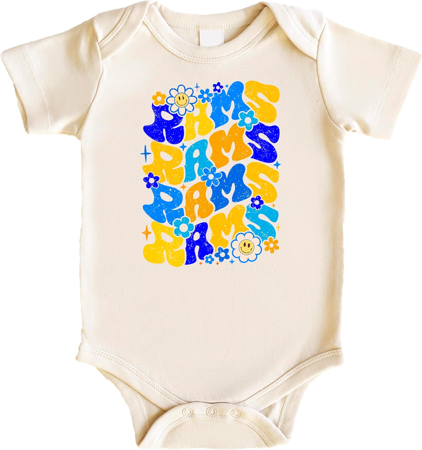 Rams School Spirit Shirt for Game Day Apparel for Adults and Kids