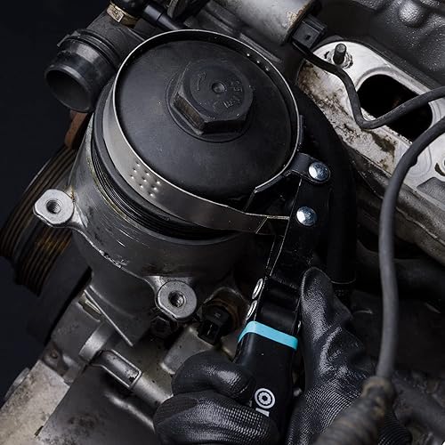 Miniatura 7 de DURATECH Llave de filtro de aceite giratoria estándar, herramienta de extracción de filtro de aceite se adapta a filtros de 3-14 "- 3-78", perfecta