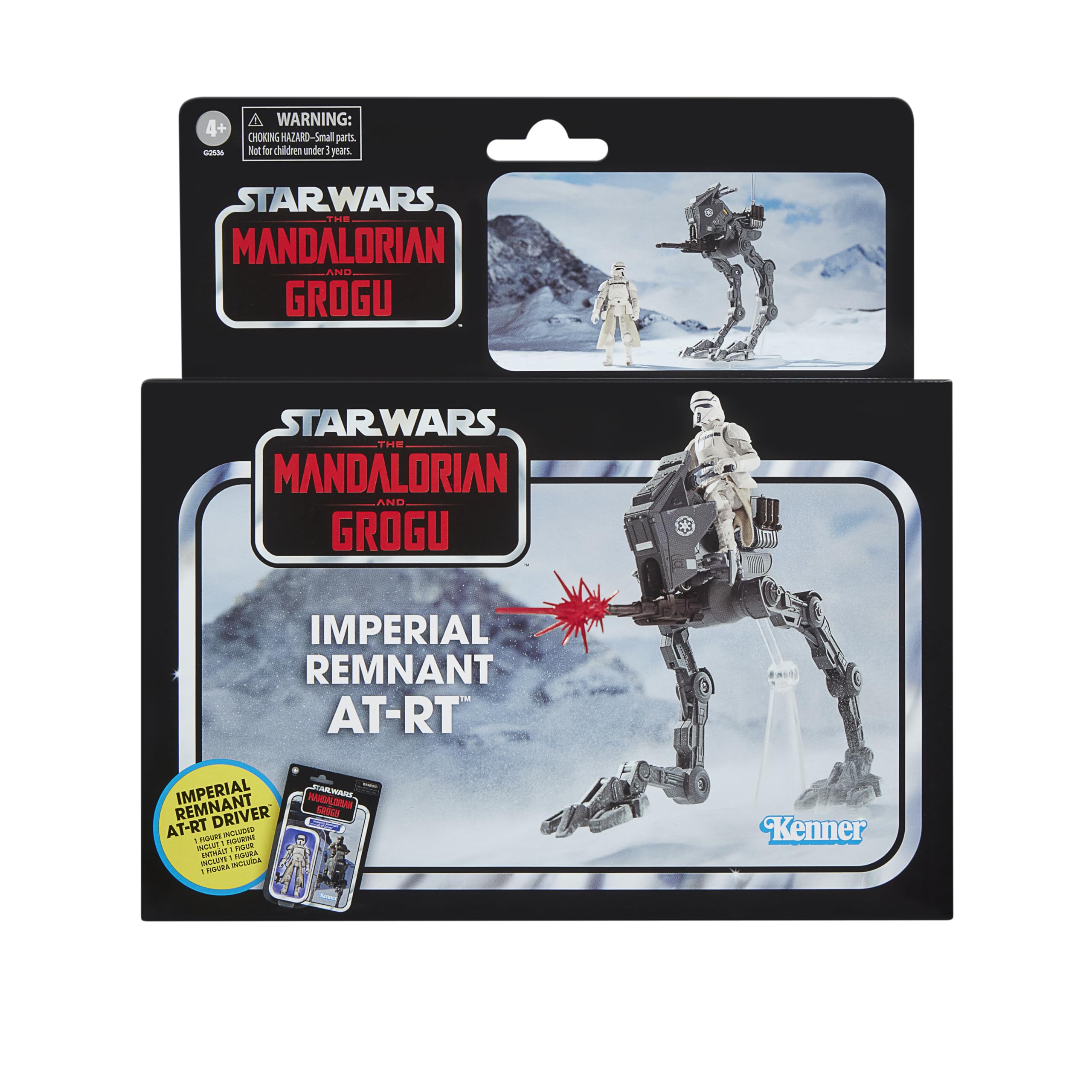 Star Wars The Vintage Collection Restimperium AT-RT, The Mandalorian & Grogu Premium Fahrzeug mit Action-Figur (Skala 9,5 cm)