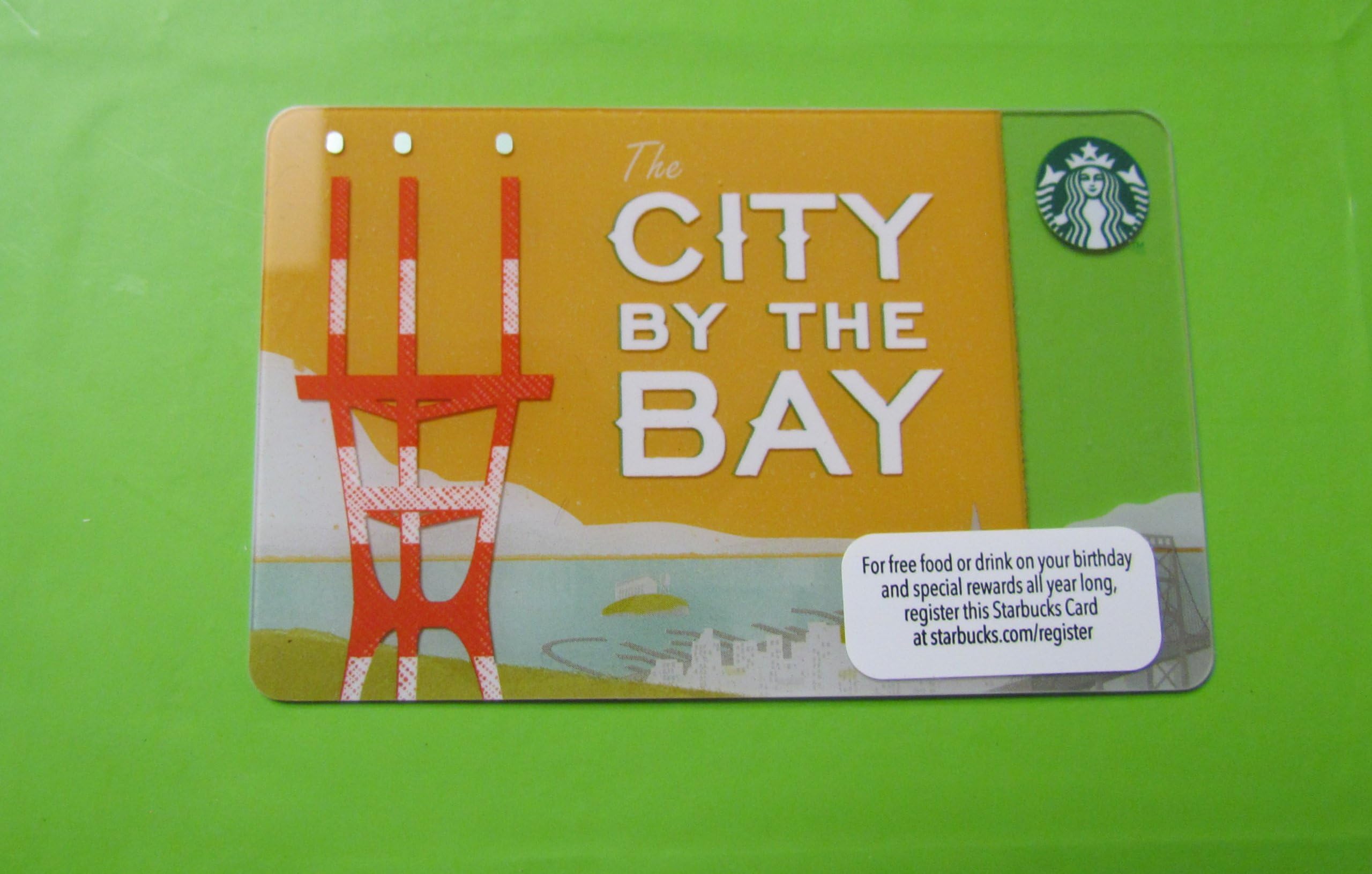 Starbucks San Francisco 2013 Gift Card