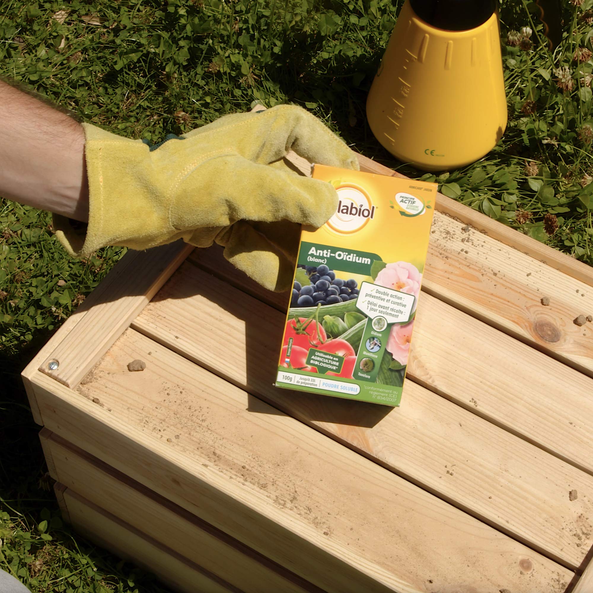 SOLABIOL Anti-Oïdium Blanc - 33L de Solution - 100g | Action Préventive & Curative - Efficace sur Oïdium & Tavelure - Utilisable en Agriculture Biologique - SOARMI100