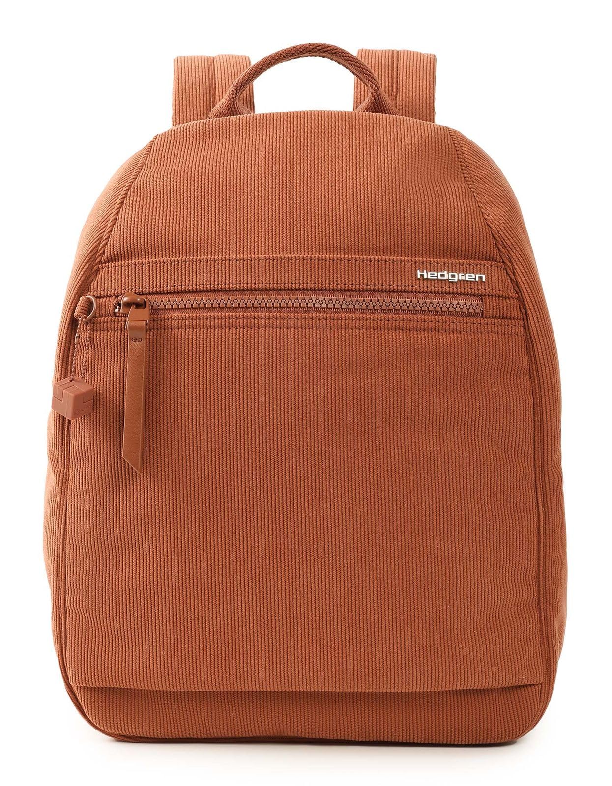 HEDGREN HIC11L VOGUE L BACKPACK LARGE + RFID CORDUROY REDWOOD BURL