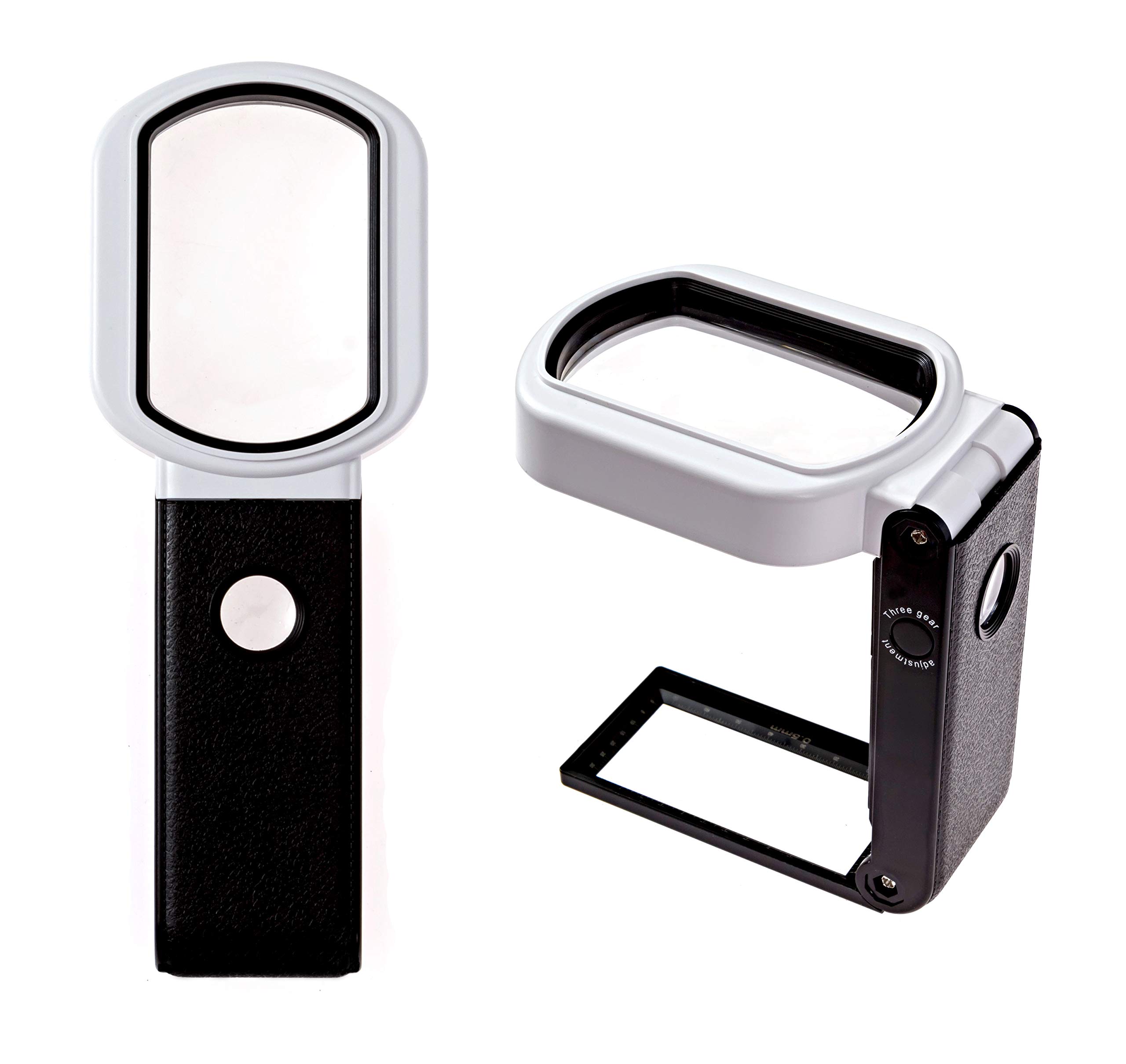 Buy Magnifying Glass with Lights and Stand. 10x/25x View for Close Work